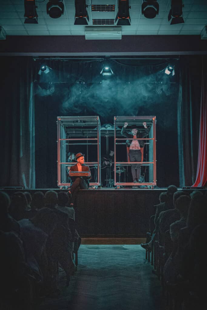 Strażników czasu grali Dominik Jakubczak oraz Mikołaj Kwiatkowski.