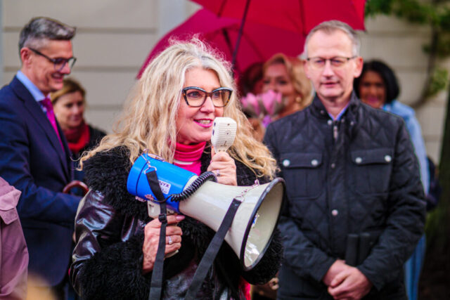 10.10.2025, Zielona Góra. Różowy Marsz. Fot. Karol Kolba