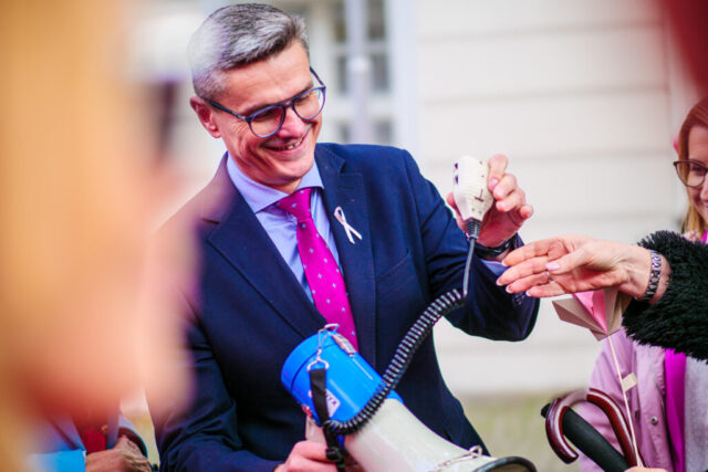 10.10.2025, Zielona Góra. Różowy Marsz. Fot. Karol Kolba