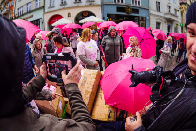 10.10.2025, Zielona Góra. Różowy Marsz. Fot. Karol Kolba