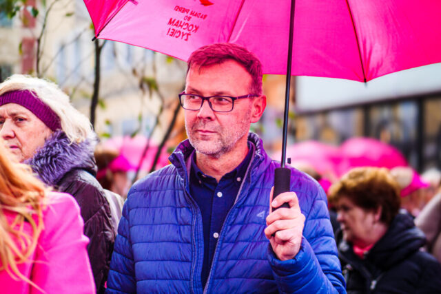 10.10.2025, Zielona Góra. Różowy Marsz. Fot. Karol Kolba