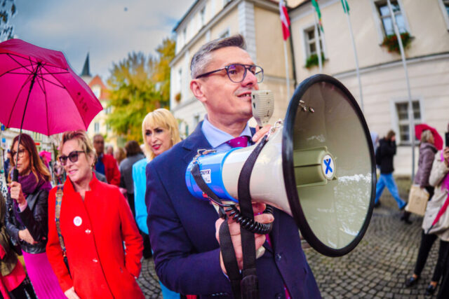 10.10.2025, Zielona Góra. Różowy Marsz. Fot. Karol Kolba