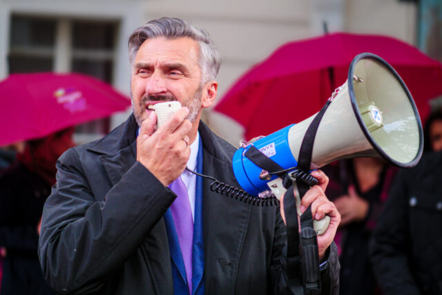 10.10.2025, Zielona Góra. Różowy Marsz. Fot. Karol Kolba