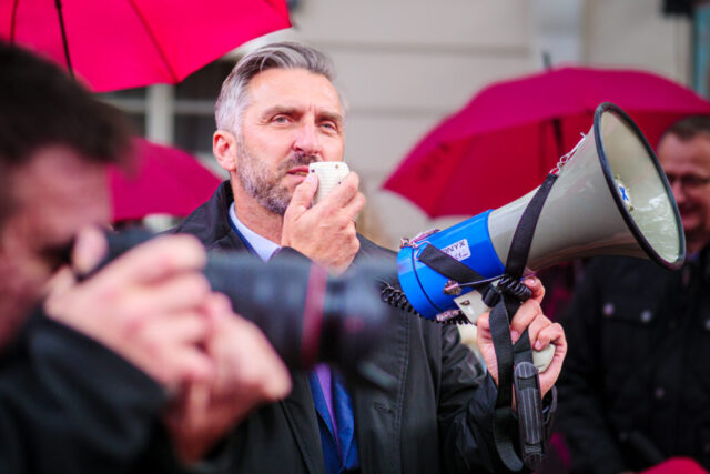 10.10.2025, Zielona Góra. Różowy Marsz. Fot. Karol Kolba
