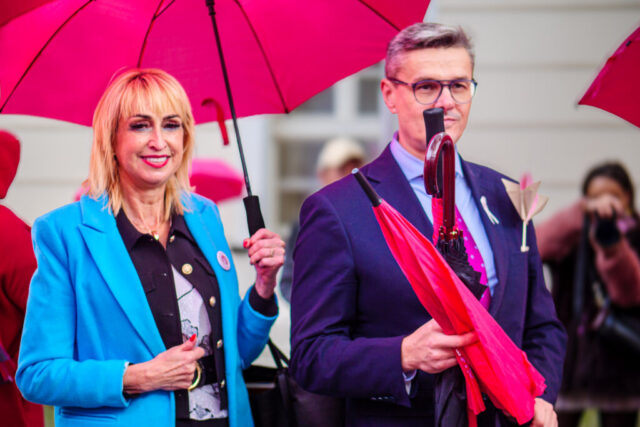 10.10.2025, Zielona Góra. Różowy Marsz. Fot. Karol Kolba