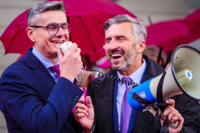 10.10.2025, Zielona Góra. Różowy Marsz. Fot. Karol Kolba