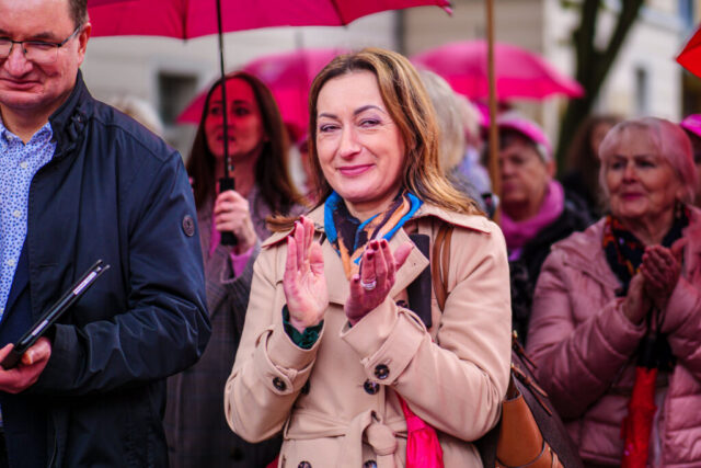 10.10.2025, Zielona Góra. Różowy Marsz. Fot. Karol Kolba