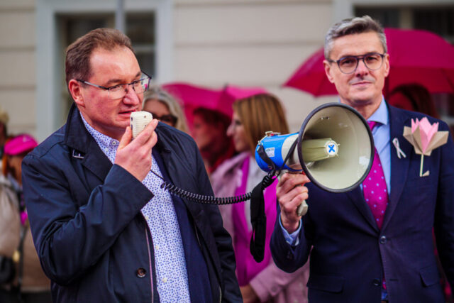 10.10.2025, Zielona Góra. Różowy Marsz. Fot. Karol Kolba