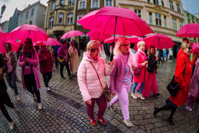 10.10.2025, Zielona Góra. Różowy Marsz. Fot. Karol Kolba