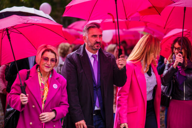 10.10.2025, Zielona Góra. Różowy Marsz. Fot. Karol Kolba