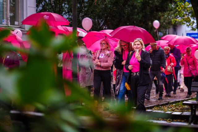 10.10.2025, Zielona Góra. Różowy Marsz. Fot. Karol Kolba