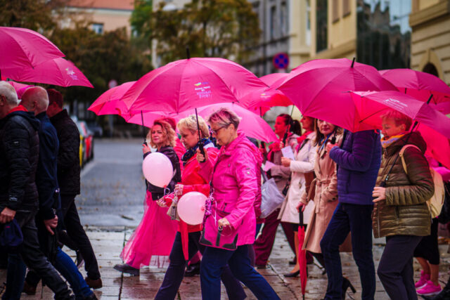 10.10.2025, Zielona Góra. Różowy Marsz. Fot. Karol Kolba