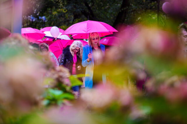 10.10.2025, Zielona Góra. Różowy Marsz. Fot. Karol Kolba