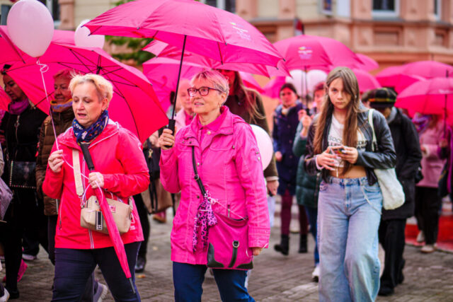 10.10.2025, Zielona Góra. Różowy Marsz. Fot. Karol Kolba