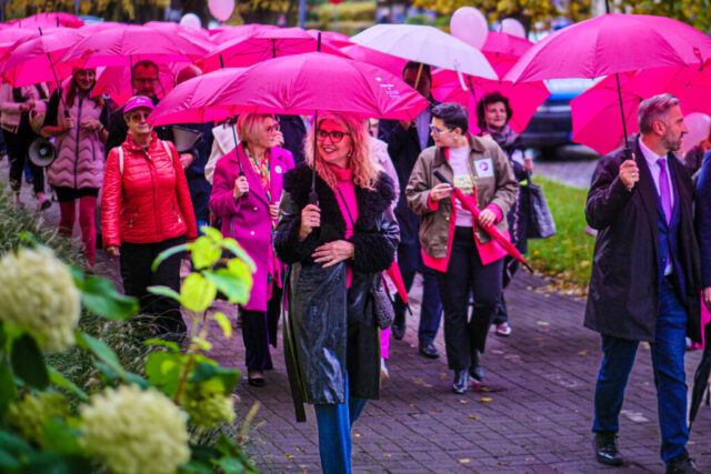 10.10.2025, Zielona Góra. Różowy Marsz. Fot. Karol Kolba