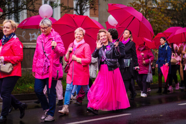 10.10.2025, Zielona Góra. Różowy Marsz. Fot. Karol Kolba