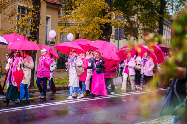 10.10.2025, Zielona Góra. Różowy Marsz. Fot. Karol Kolba
