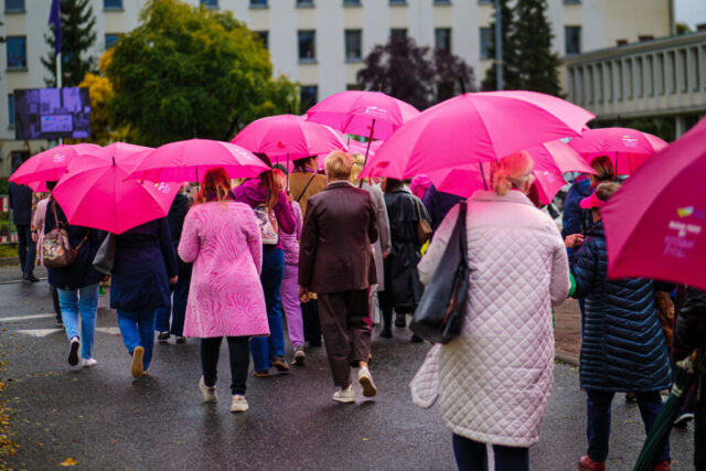 10.10.2025, Zielona Góra. Różowy Marsz. Fot. Karol Kolba