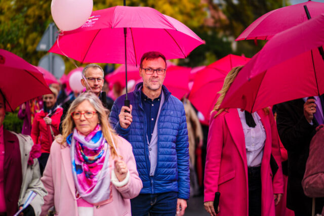 10.10.2025, Zielona Góra. Różowy Marsz. Fot. Karol Kolba