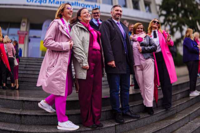 10.10.2025, Zielona Góra. Różowy Marsz. Fot. Karol Kolba