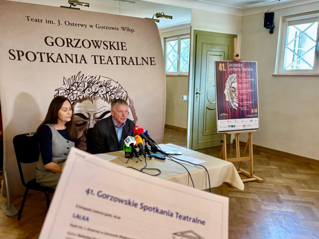 Konferencja prasowa zapowiadająca 41. Gorzowskie Spotkania Teatralne