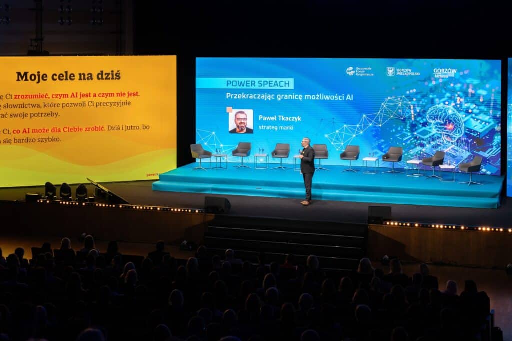 O kwestiach związanych z kreowaniem wizerunku mówił Paweł Tkaczyk. Fot. Urząd Miasta Gorzowa Wlkp.