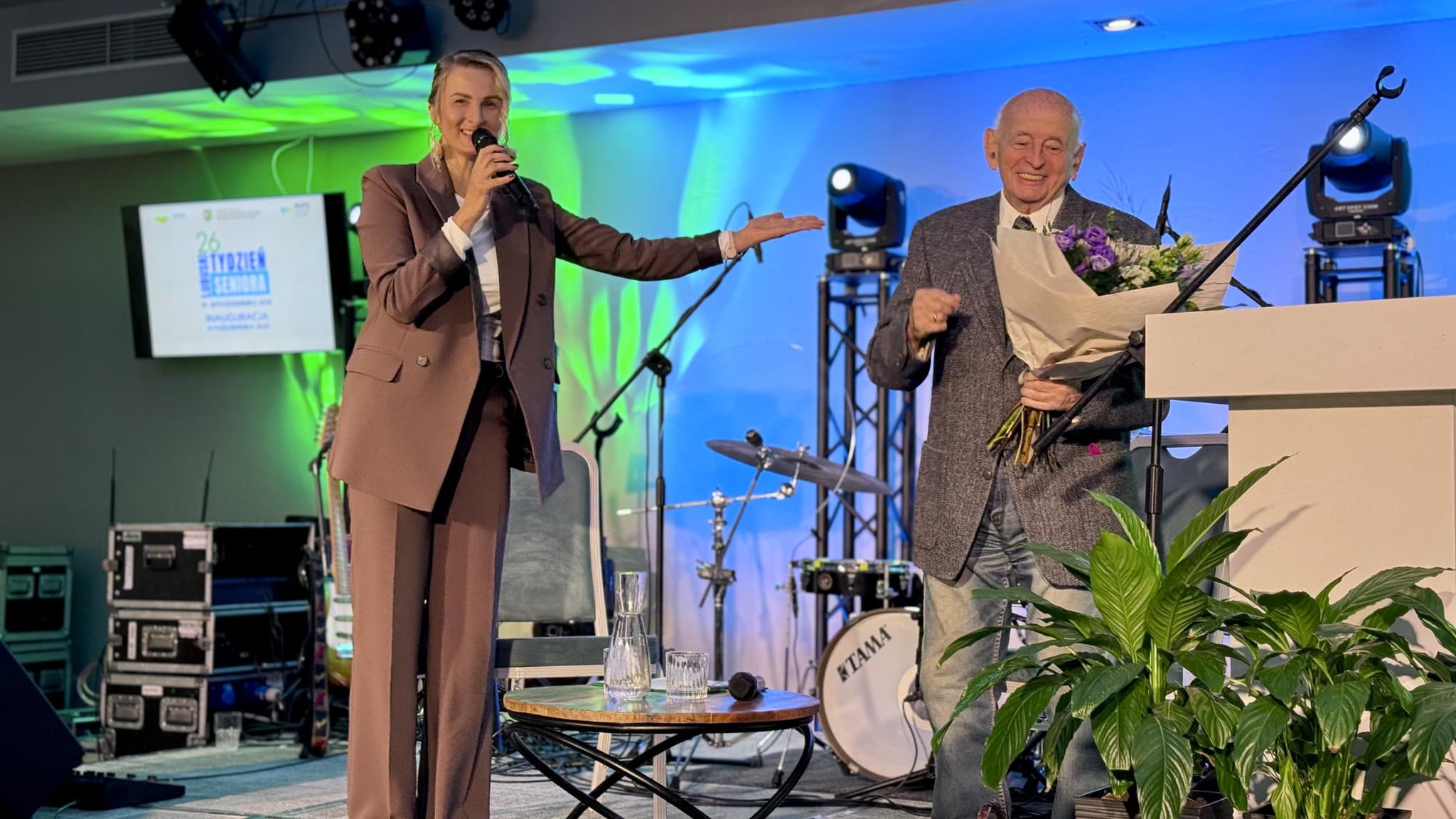 Dr Włodzimierz Janiszewski był gościem Lubuskiego Tygodnia Seniora fot ROPS Zielona Góra  Najdłużej pracujący lekarz w regionie o recepcie na zdrowie Nie zapominać że się żyje