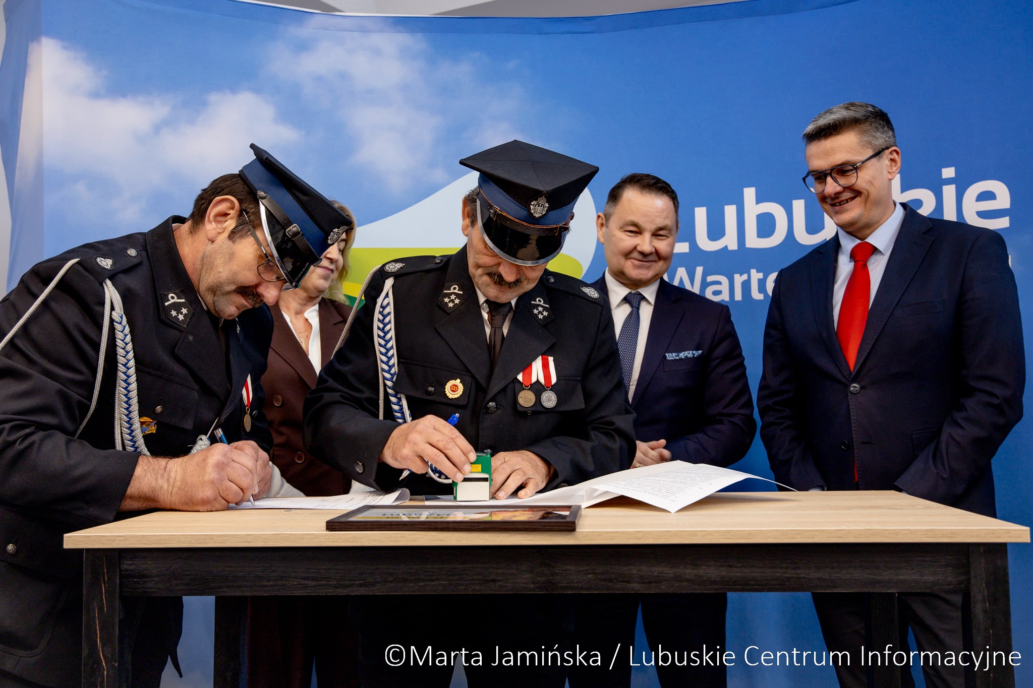 fot. Marta Jamińska-227 Na północy regionu umowy podpisali przedstawiciele OSP z dziewięciu lubuskich samorządów W tym z OSP Lubno Będzie nowy sprzęt w lubuskich OSP