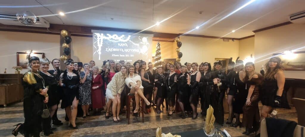 Kawa z kobietą aktywną w wersji z lat 20-tych i 30-tych w Gorzowie. Fot. Joanna Owczarek- Romaniszyn