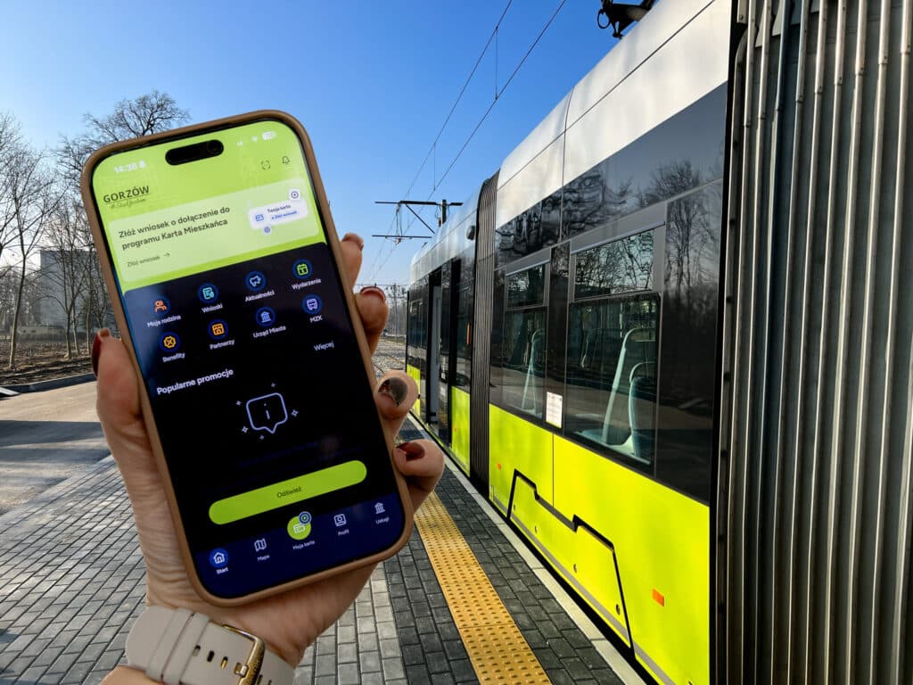 Aplikacja "Gorzów #StądJestem" obsługuje kartę mieszkańca
