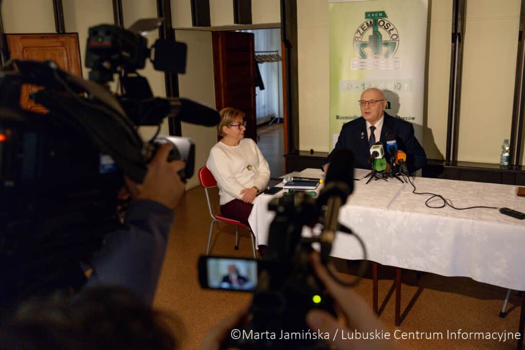 Konferencja prasowa w gorzowskim Cechu