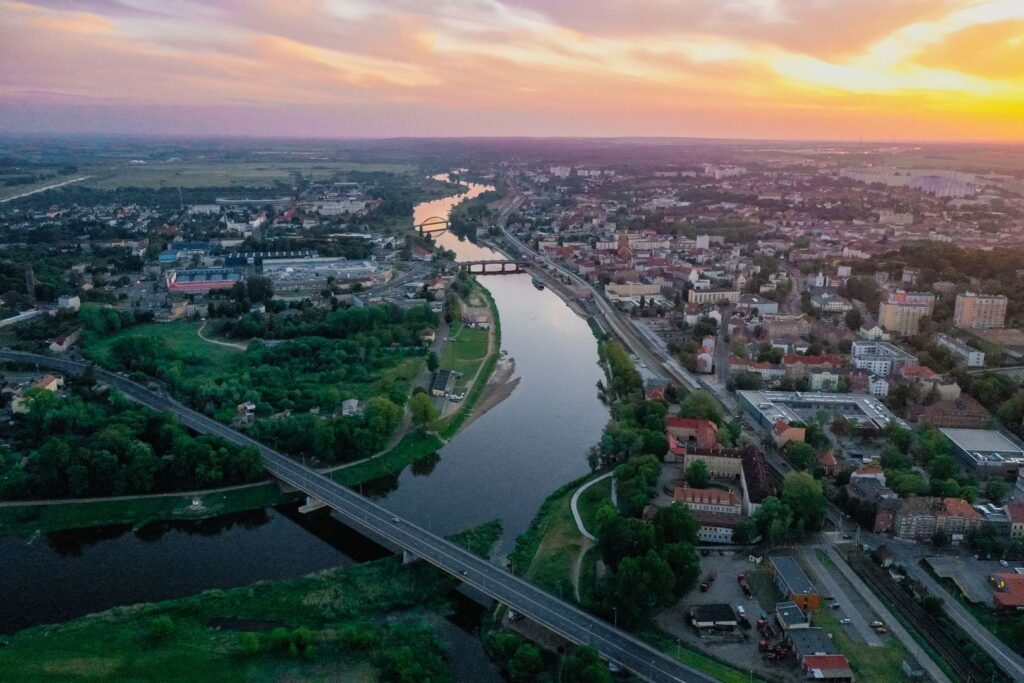 Zakanale i Zawarcie z drona. Fot. Urząd Miasta Gorzowa
