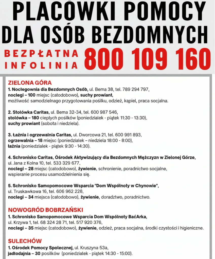 Trudny czas dla osób bezdomnych. Policja apeluje o pomoc 