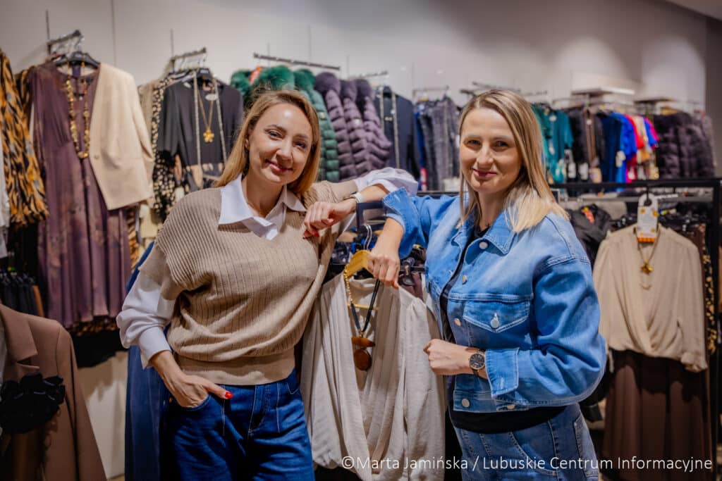 Właścicielka butików odzieżowych w Gorzowie Luiza Solich-Cieślak z redaktorką Katarzyną Kozińską