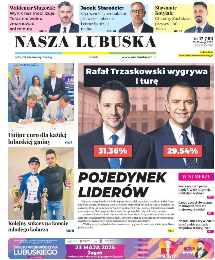 Pisaliśmy w „Naszej Lubuskiej” w 2025 roku 