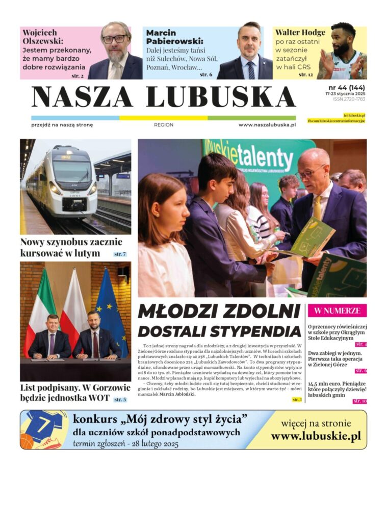 Pisaliśmy w „Naszej Lubuskiej” w 2025 roku 