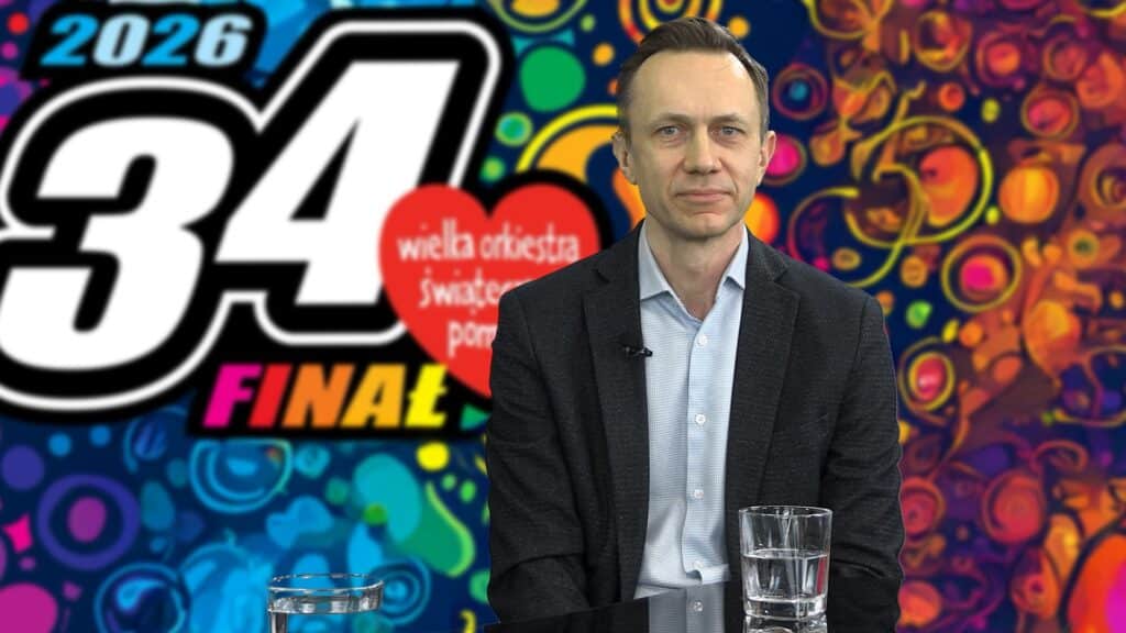 dr n. m. Marcin Polok w studio LCI