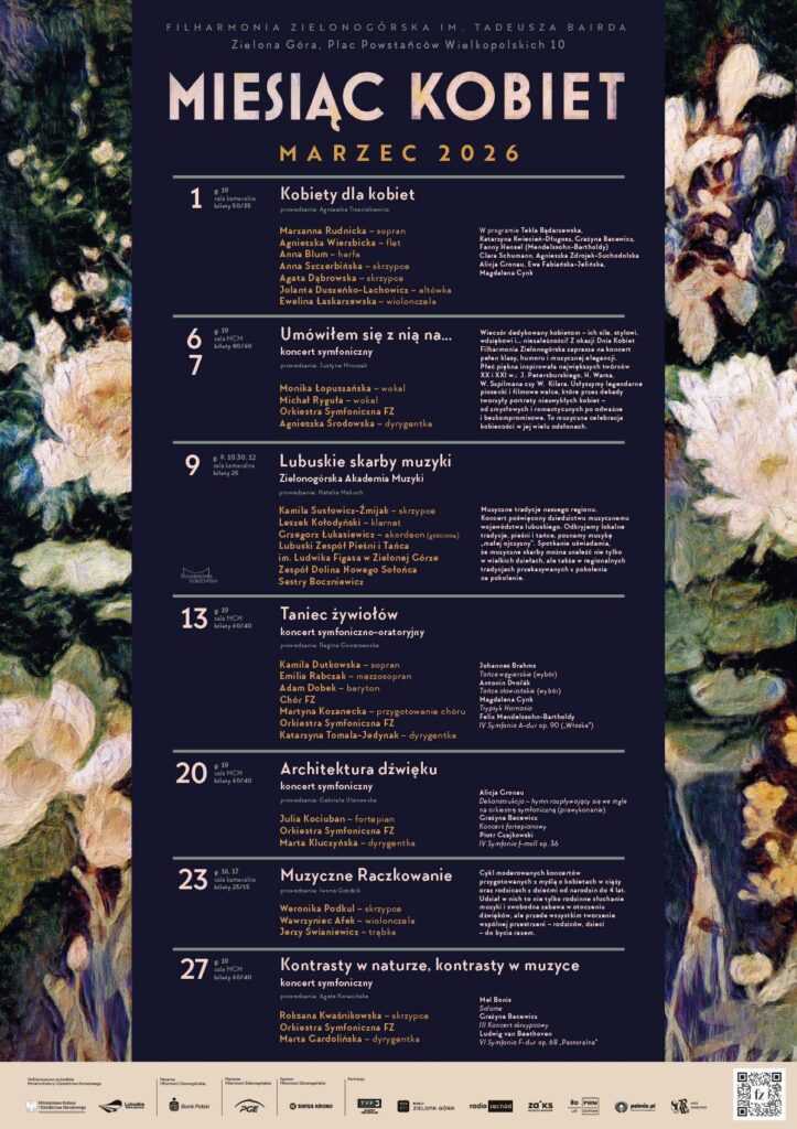 „Miesiąc Kobiet” w Filharmonii Zielonogórskiej Miesiąc Kobiet w Filharmonii Zielonogórskiej