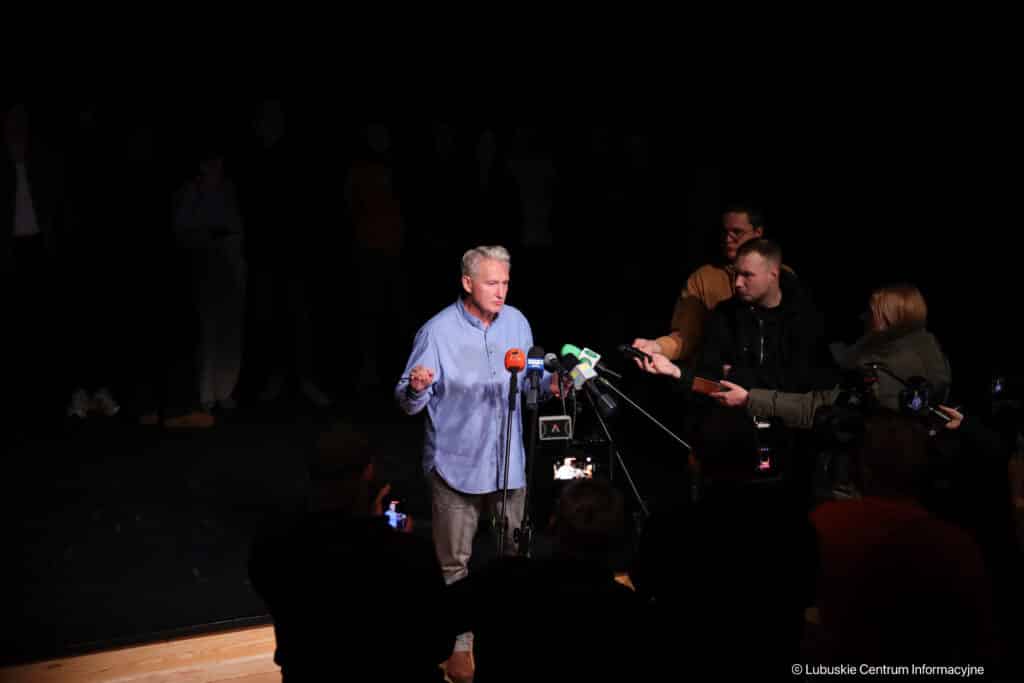 Konferencja prasowa Dyrektora Lubuskiego Teatru Roberta Czechowskiego