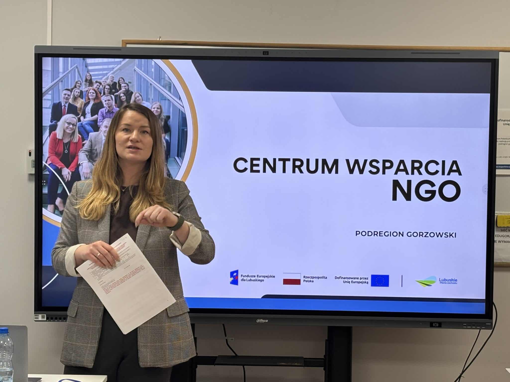 Spotkanie informacyjne nt. centrum wsparcia NGO w Gorzowie Wlkp.