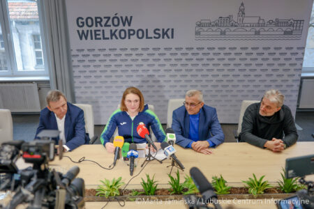 Konferencja prasowa nt. Roku Sportu bez Barier w Gorzowie.