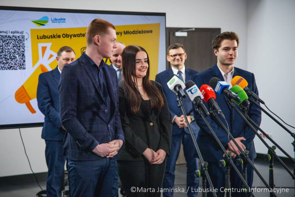 Konferencja prasowa w Gorzowie.
