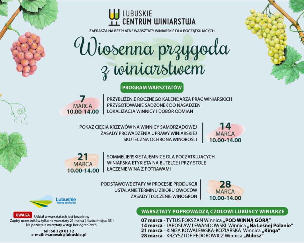 Wiosenna przygoda z winiarstwem