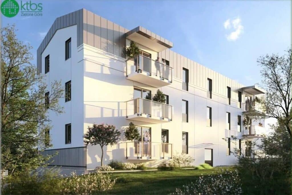 Blok powstanie przy ul. Chopina w Zielonej Górze Fot. wizualizacja KTBS