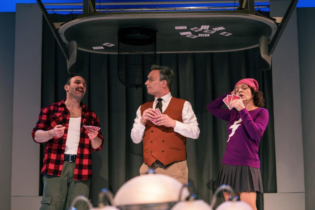 Tango Sławomira Mrożka według Pawła Szkotaka w gorzowskim teatrze. Fot. Paweł Kamrad.