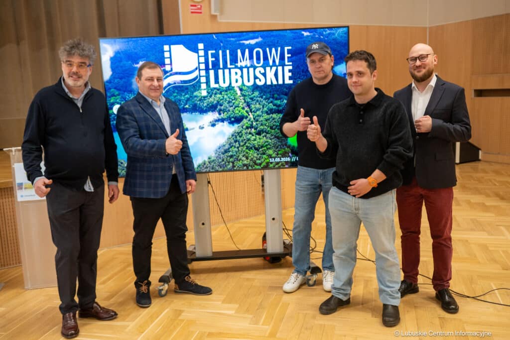 Filmowe Lubuskie   konferencja prasowa  3 2 1 Start Lubuskie na plan