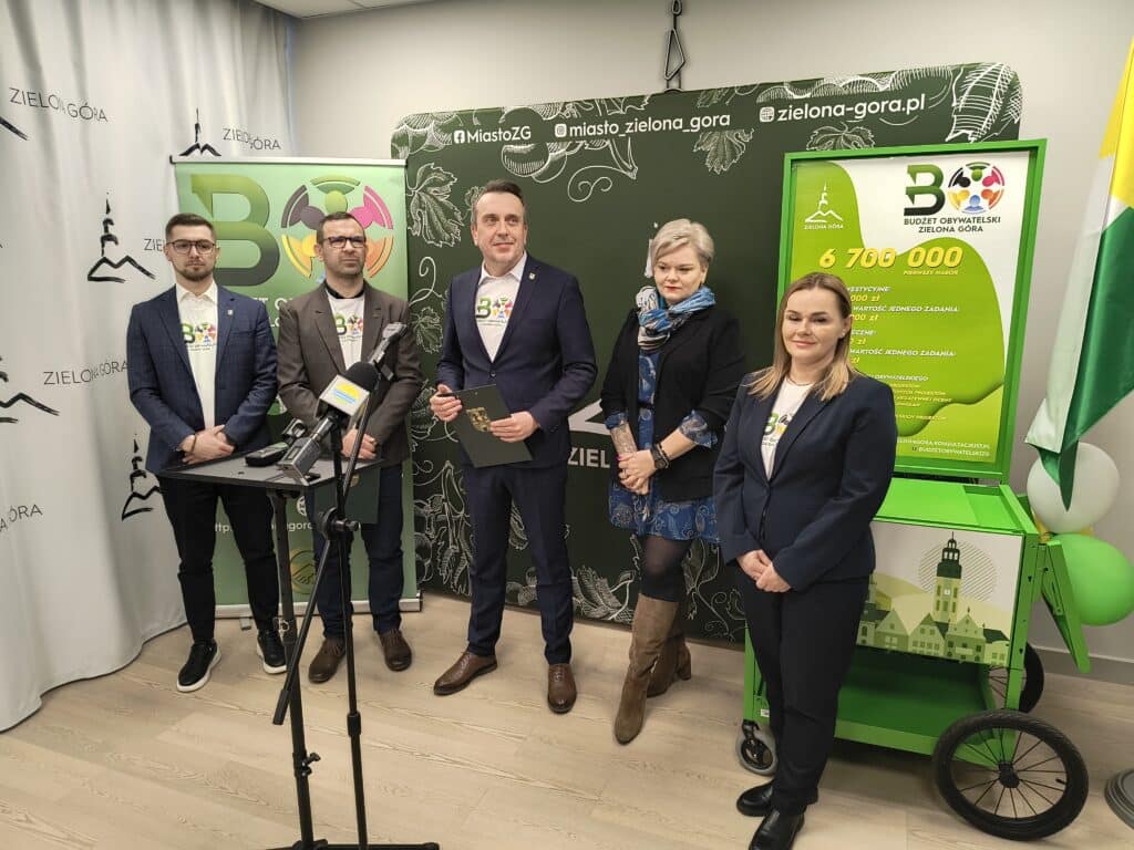 W tym roku mieszkańcy Zielonej Góry będą głosować w dwóch budżetach obywatelskich. Szczegóły pierwszego z nich przedstawiono podczas konferencji w urzędzie miasta Fot. Dariusz Nowak