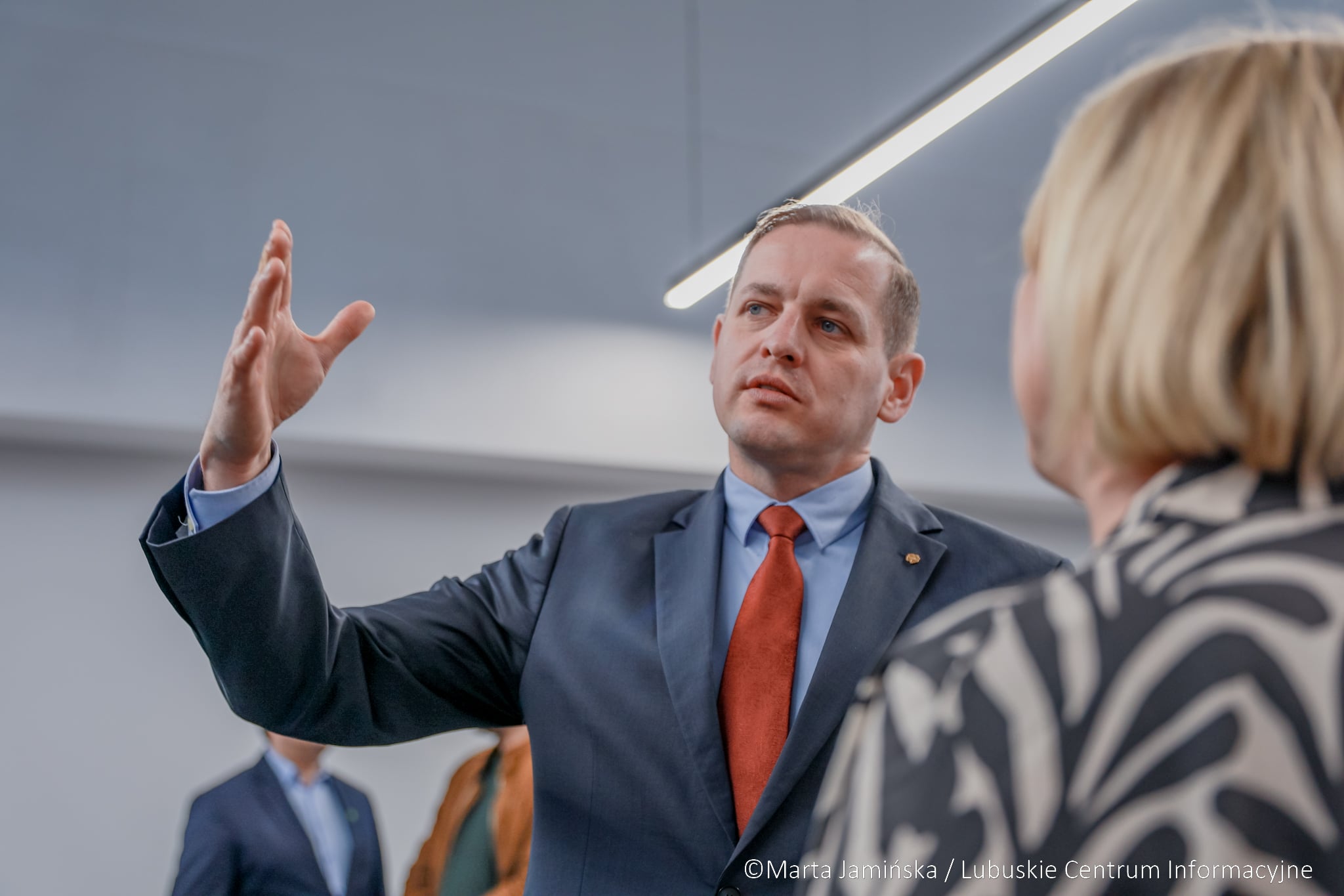 Konferencja w sprawie wsparcia pszczelarzy i kół wędkarskich fot. Marta Jamińska