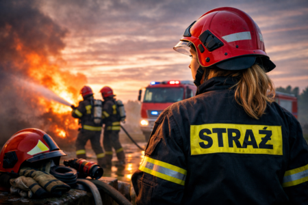 Kobiety w straży pożarnej stanowią jedynie 8 procent w skali kraju o wiele więcej jest ich w policji Zdjęcie ilustracyjne  Od zawsze dowodzą nie zawsze w mundurze