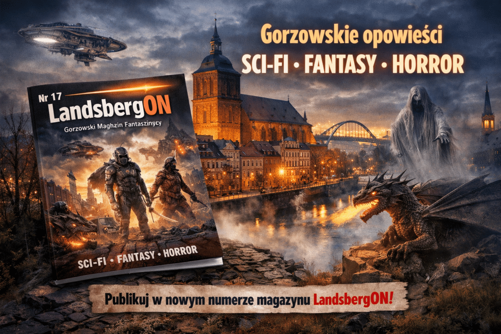 Wszyscy, którzy zajmują się twórczością fantasy, s-f i horror (opowiadania, recenzje, felietony, grafiki, rysunki, zdjęcia, wiersze) mogą przesyłać swoje prace na adres mailowy landsbergon@gmail.com do 30.04.2026 r.